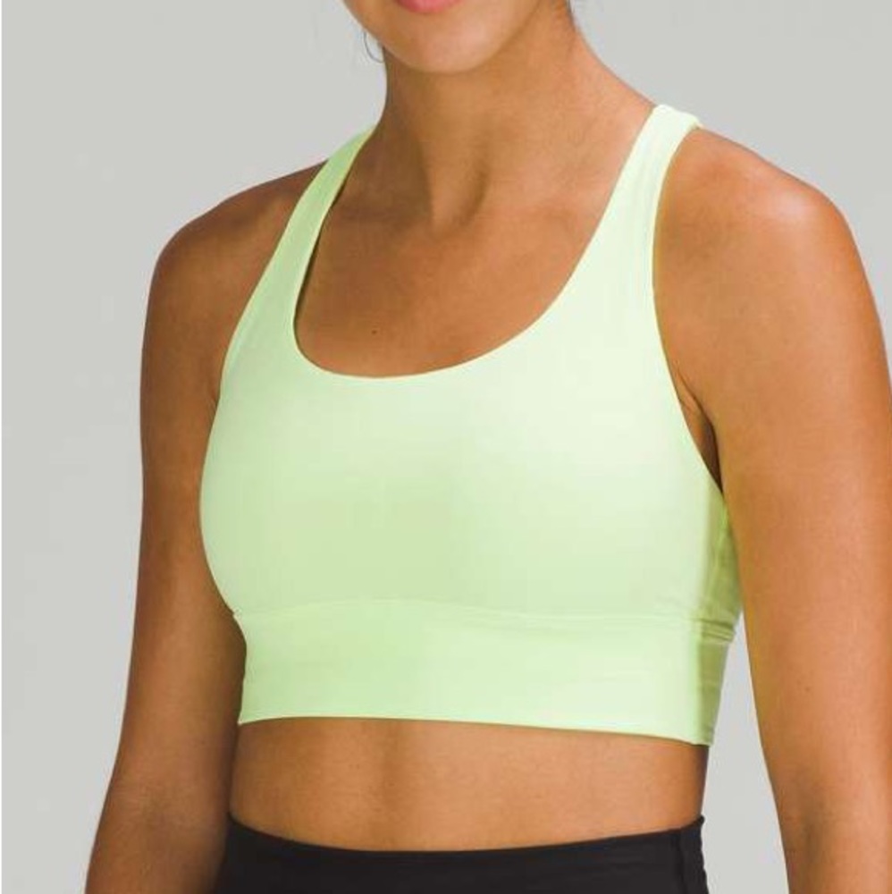 Lululemon Energy Longline Bra B–D Cups - Sz 8 - Faded Zap - New Without Tags